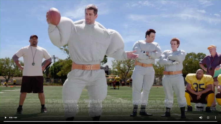 STATE FARM / AARON RODGERS, DANA CARVEY, KEVIN NEALON
